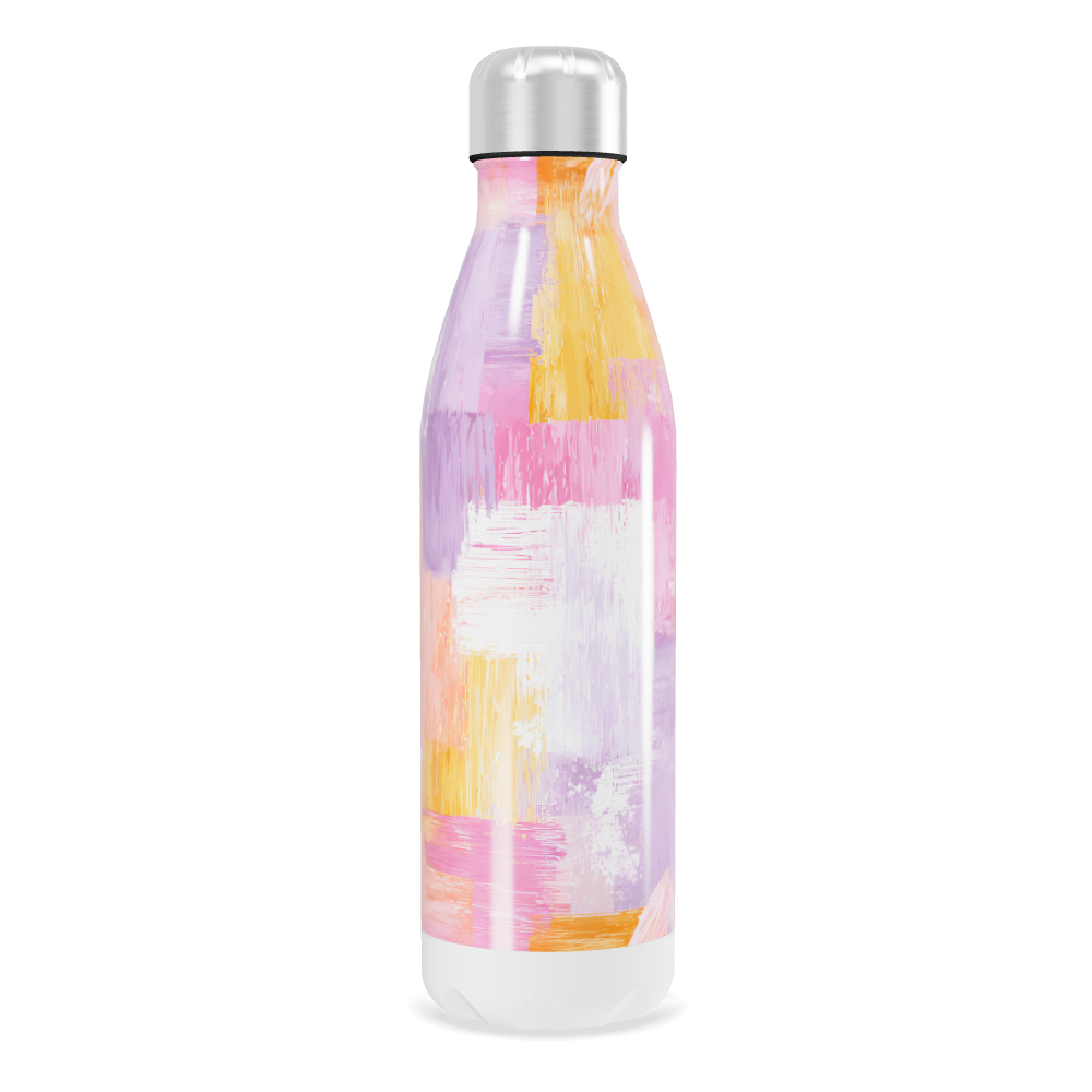 Garrafa Inox - Colorida com Pinceladas