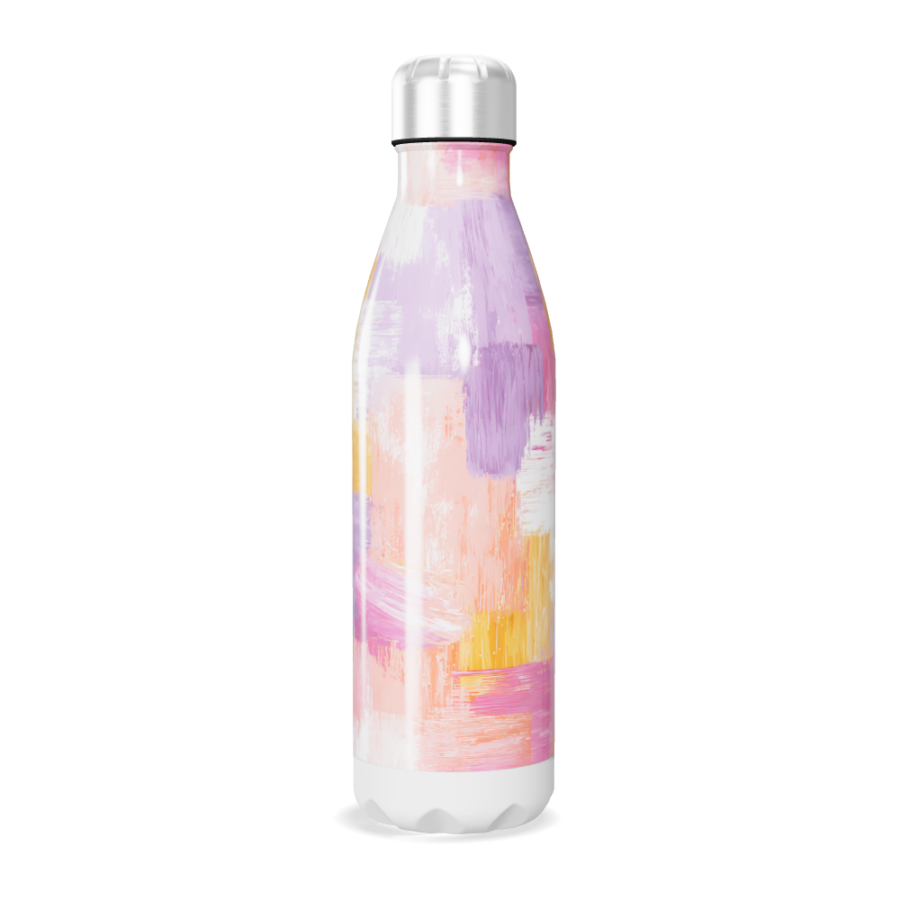 Garrafa Inox - Colorida com Pinceladas