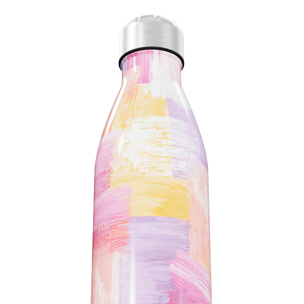 Garrafa Inox - Colorida com Pinceladas