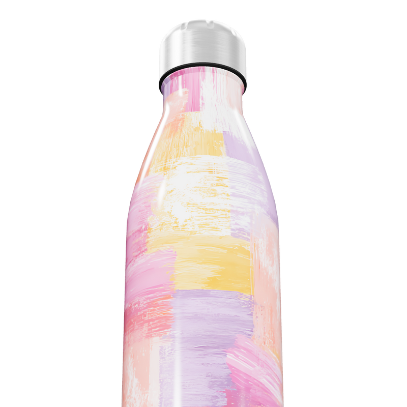 Garrafa Inox - Colorida com Pinceladas
