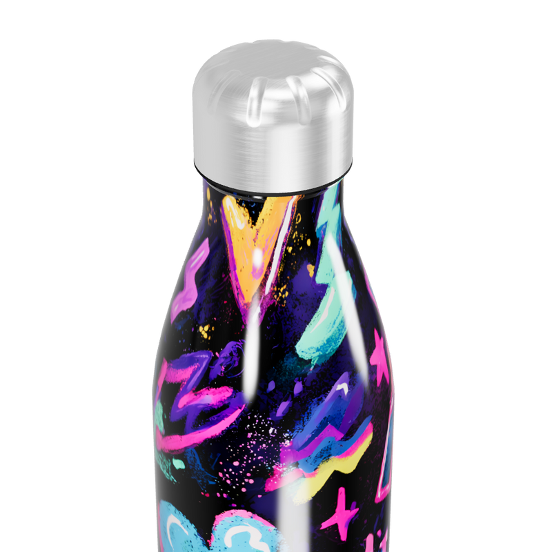 Garrafa Inox Estampada Neon 750ml