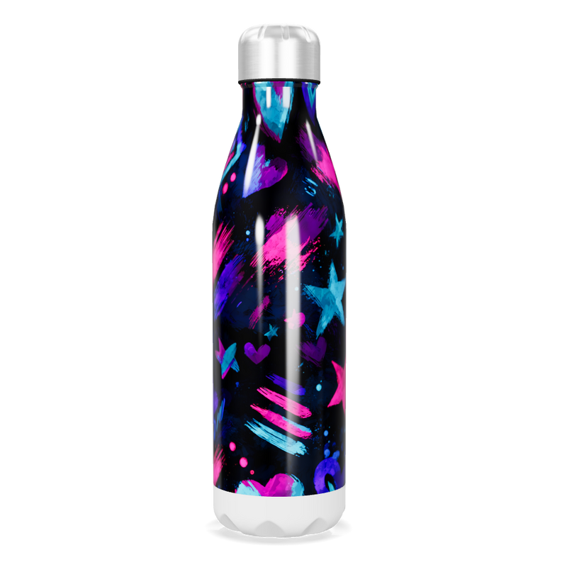 Garrafa Inox Estampa Colorida Astral
