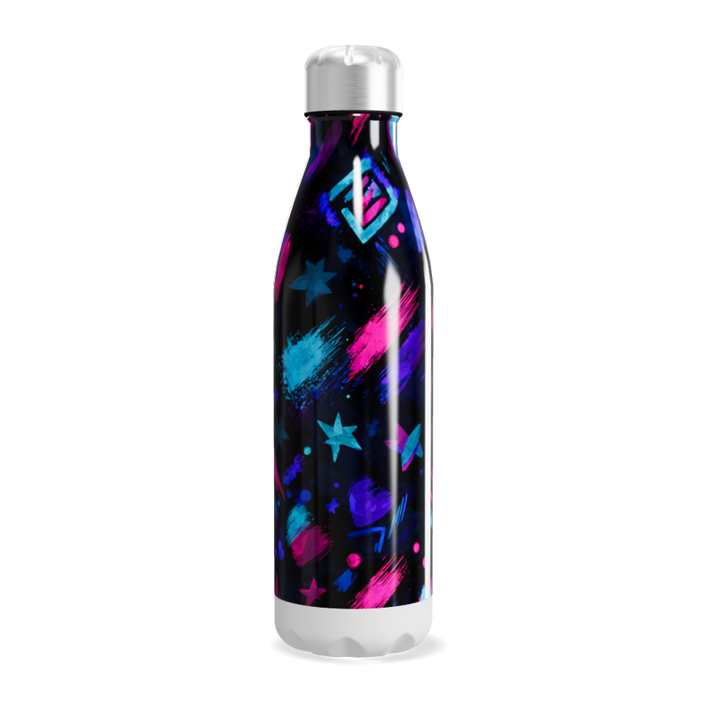 Garrafa Inox Estampa Colorida Astral
