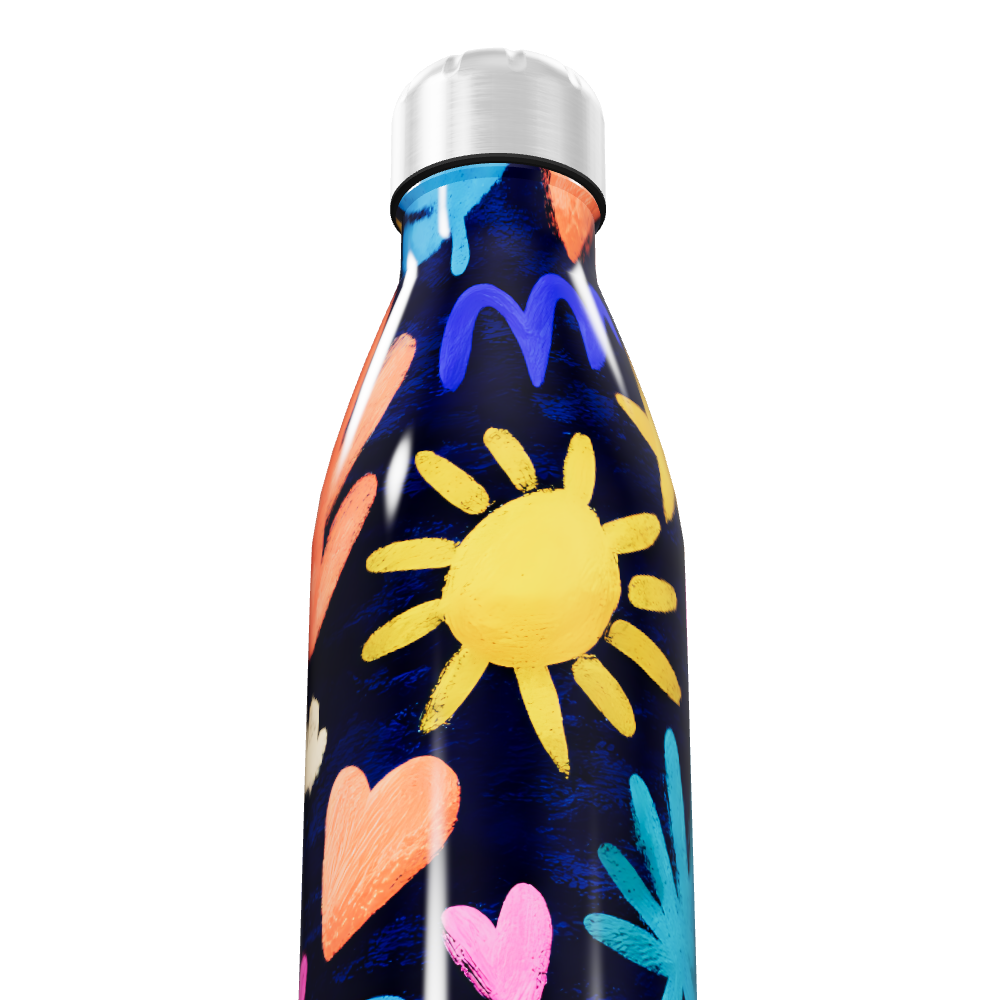 Garrafa Inox - Estampada Colorida 500ml