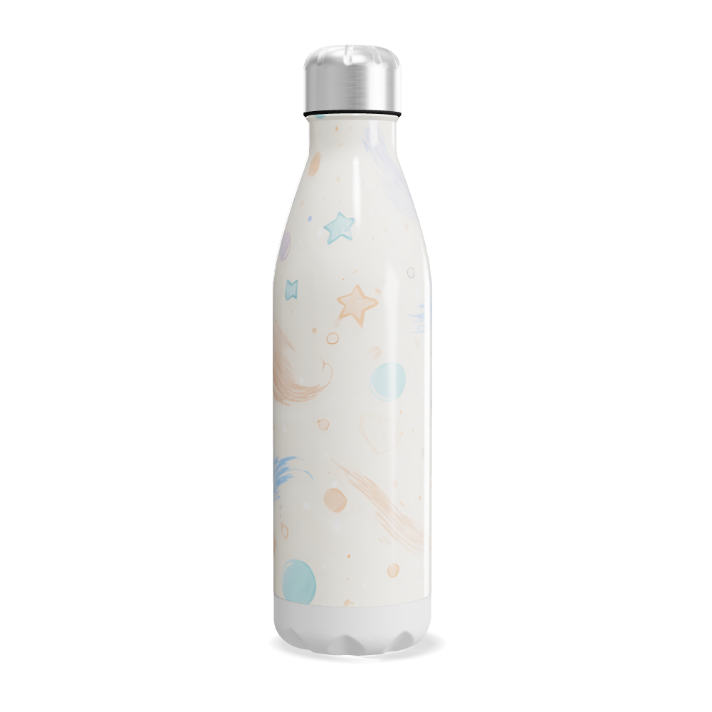 Garrafa Inox - Estampa Estrelas Coloridas