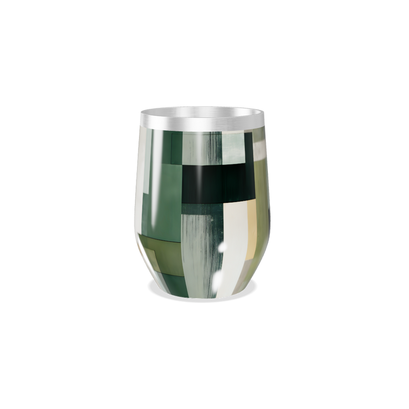 Copo Térmico Slim - Estampa Geométrica Colorida