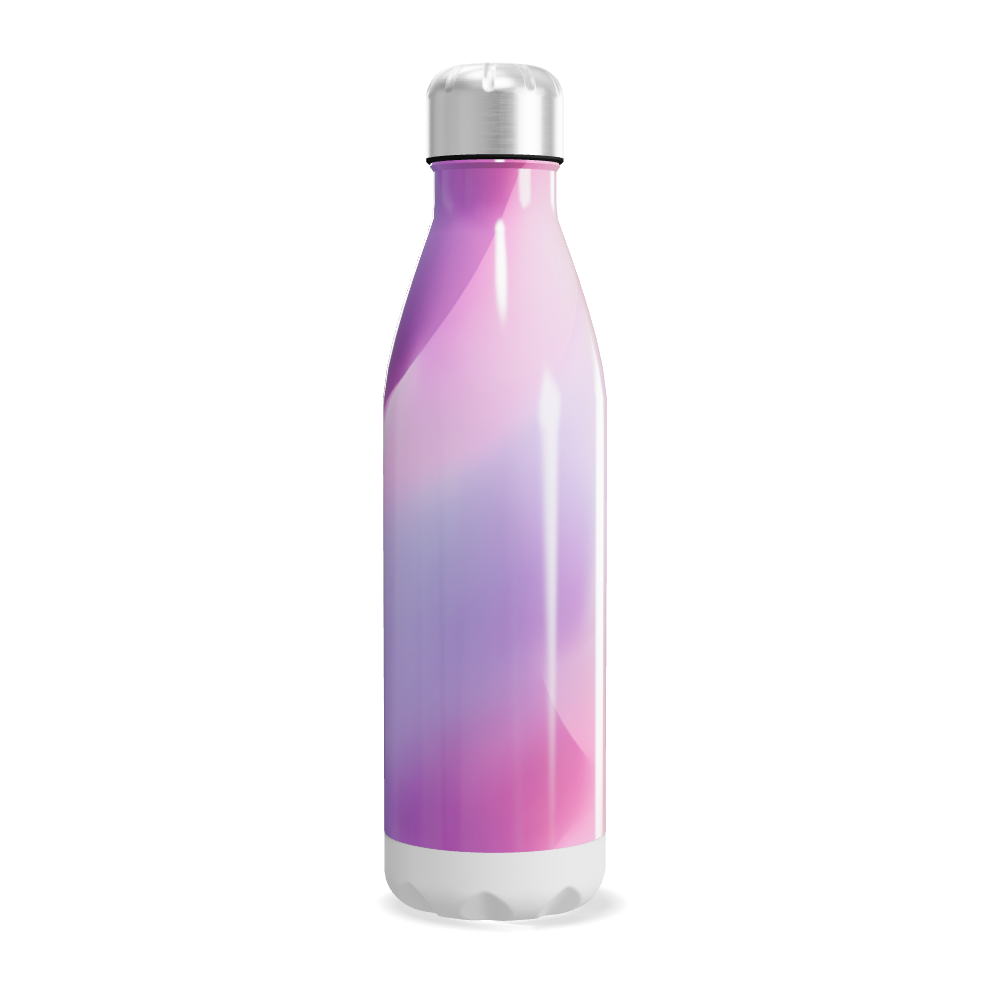 Garrafa Inox Rosa - Gradiente 500ml