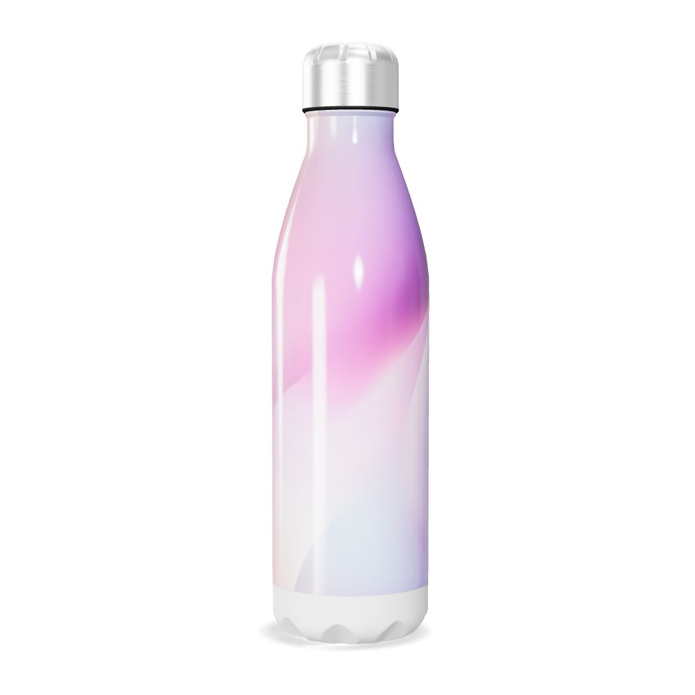 Garrafa Inox Rosa - Gradiente 500ml