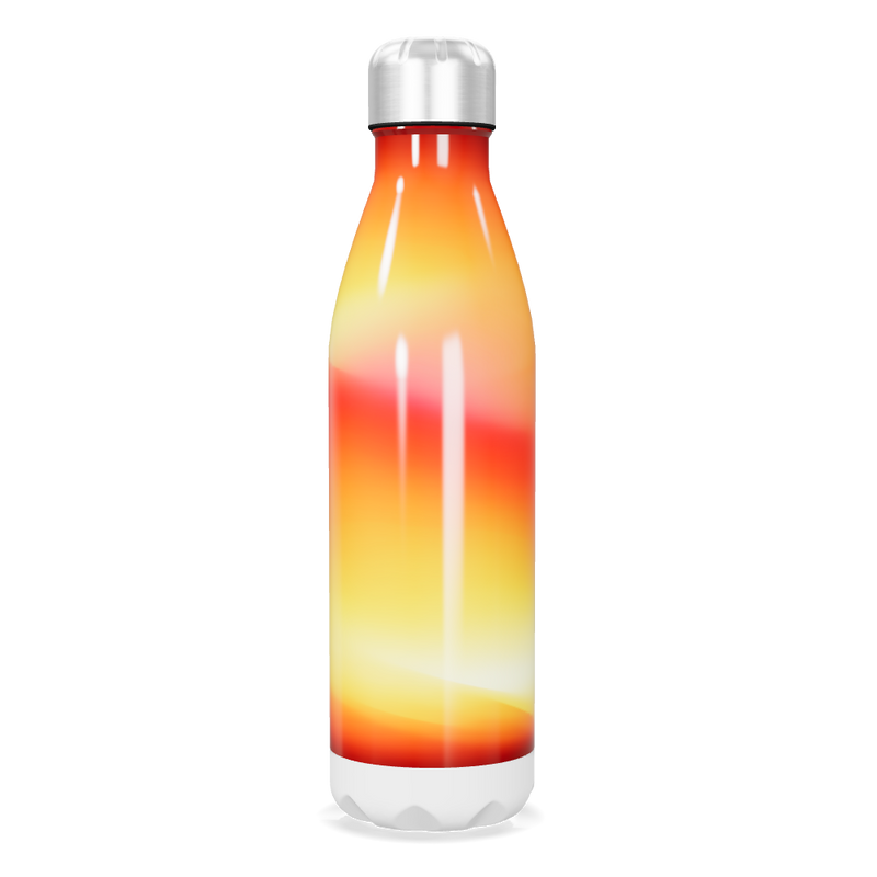 Garrafa Inox - Degradê Laranja Amarelo