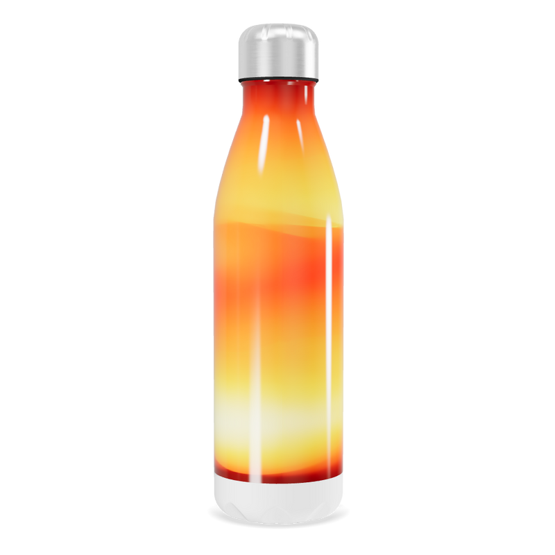 Garrafa Inox - Degradê Laranja Amarelo