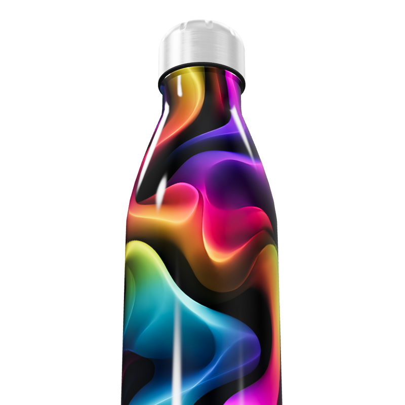 Garrafa Inox - Estampa Multicolorida