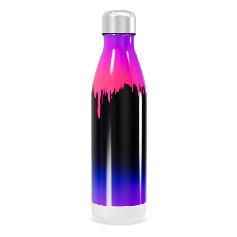 Garrafa Inox - Degradê Rosa e Azul