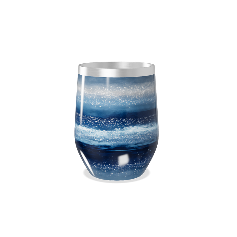 Copo Térmico Slim - Azul Estrelado Inox