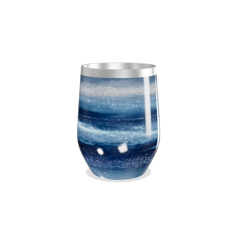 Copo Térmico Slim - Azul Estrelado Inox