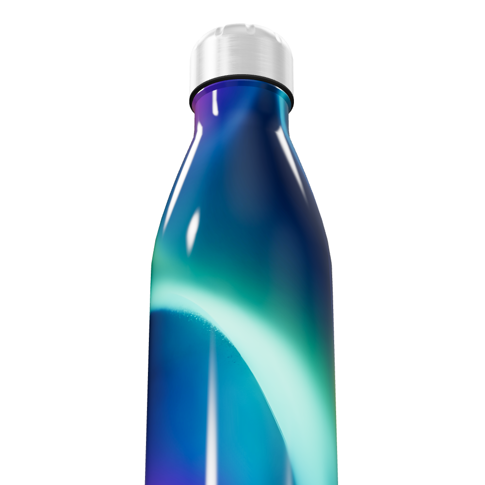 Garrafa Inox - Azul Degradê