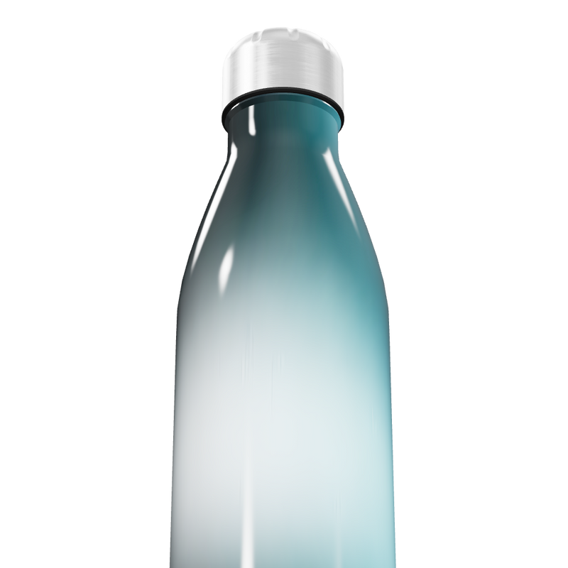 Garrafa Inox Azul Degradê 750ml