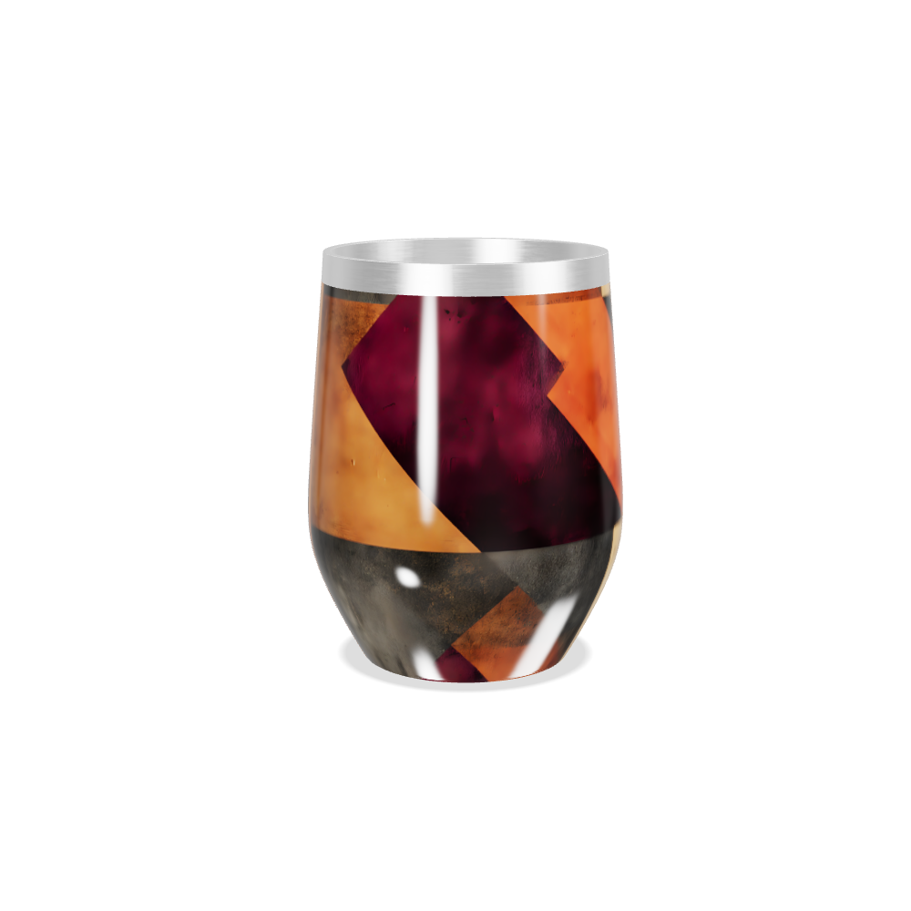 Copo Térmico Slim - Estampa Abstrata Colorida