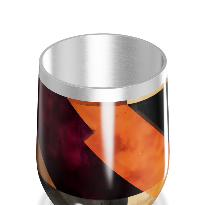 Copo Térmico Slim - Estampa Abstrata Colorida