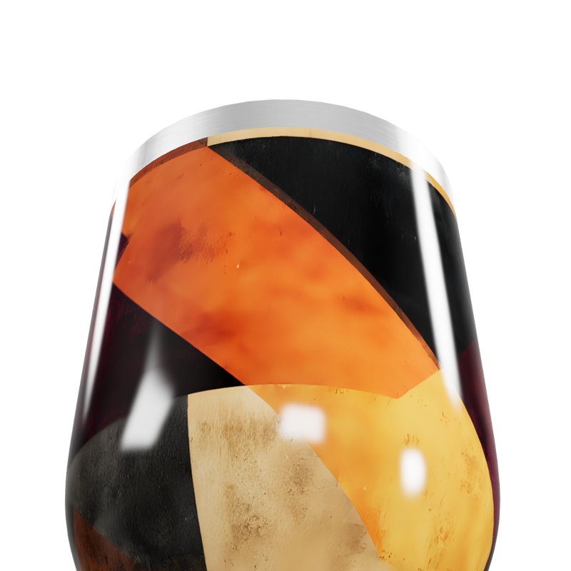 Copo Térmico Slim - Estampa Abstrata Colorida