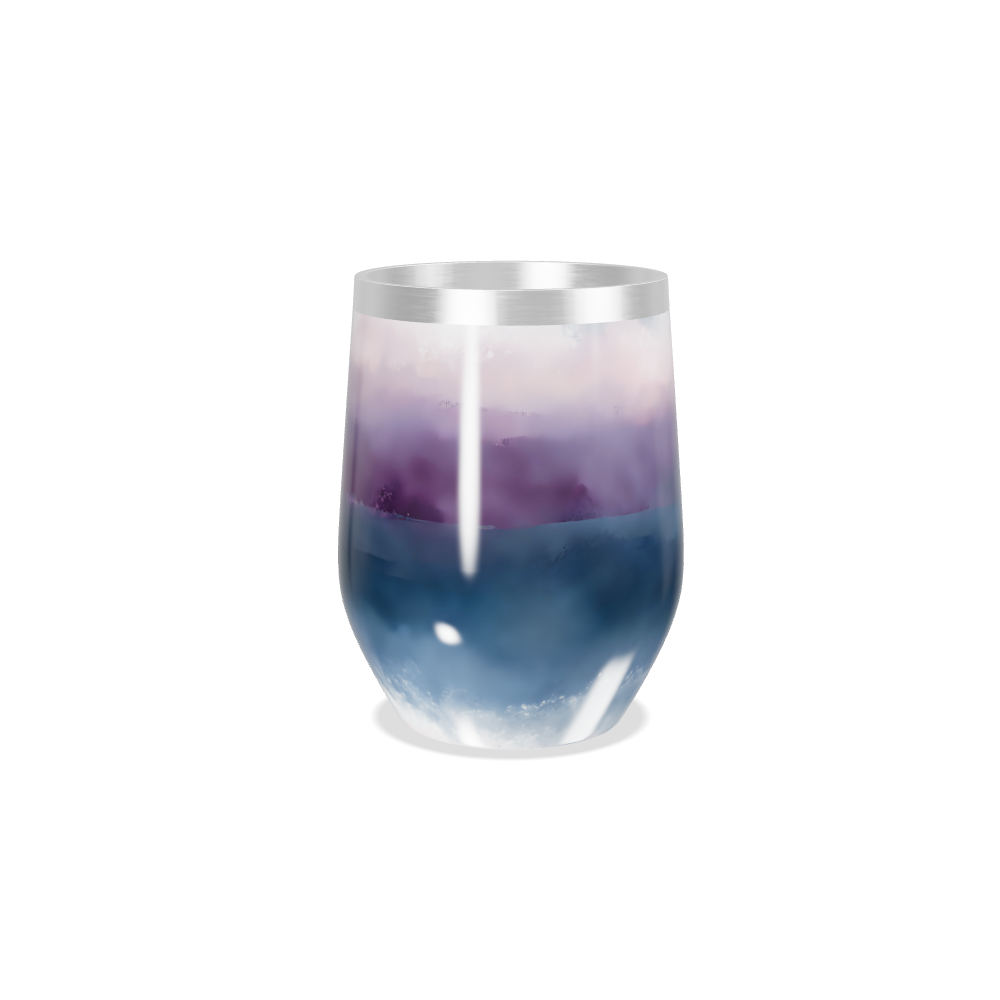 Copo Térmico Slim - Gradiente Azul Roxo