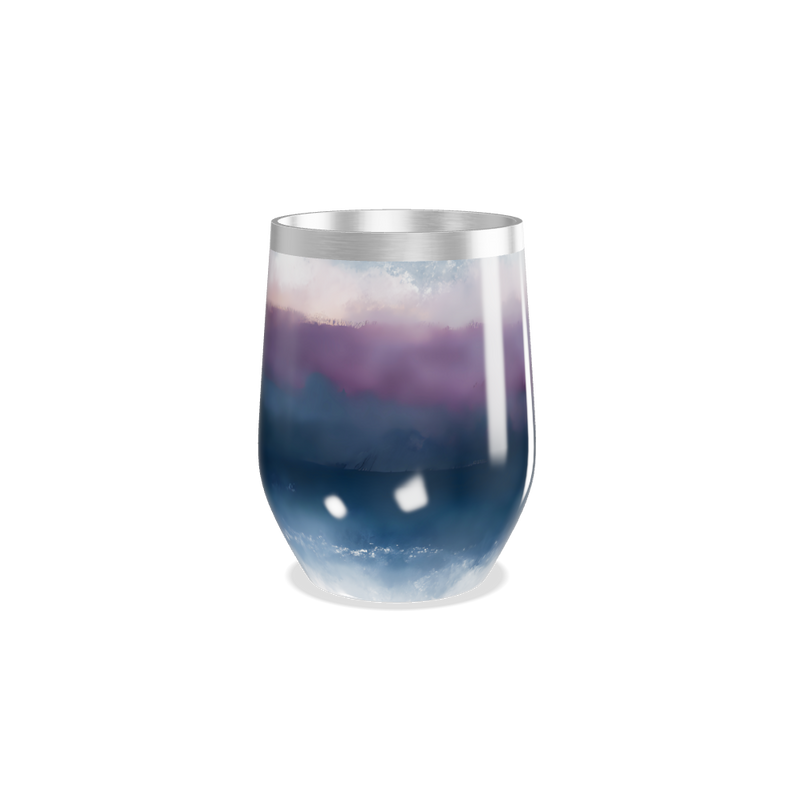 Copo Térmico Slim - Gradiente Azul Roxo