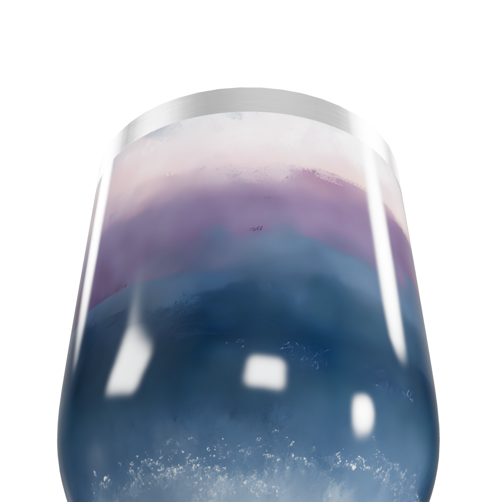 Copo Térmico Slim - Gradiente Azul Roxo