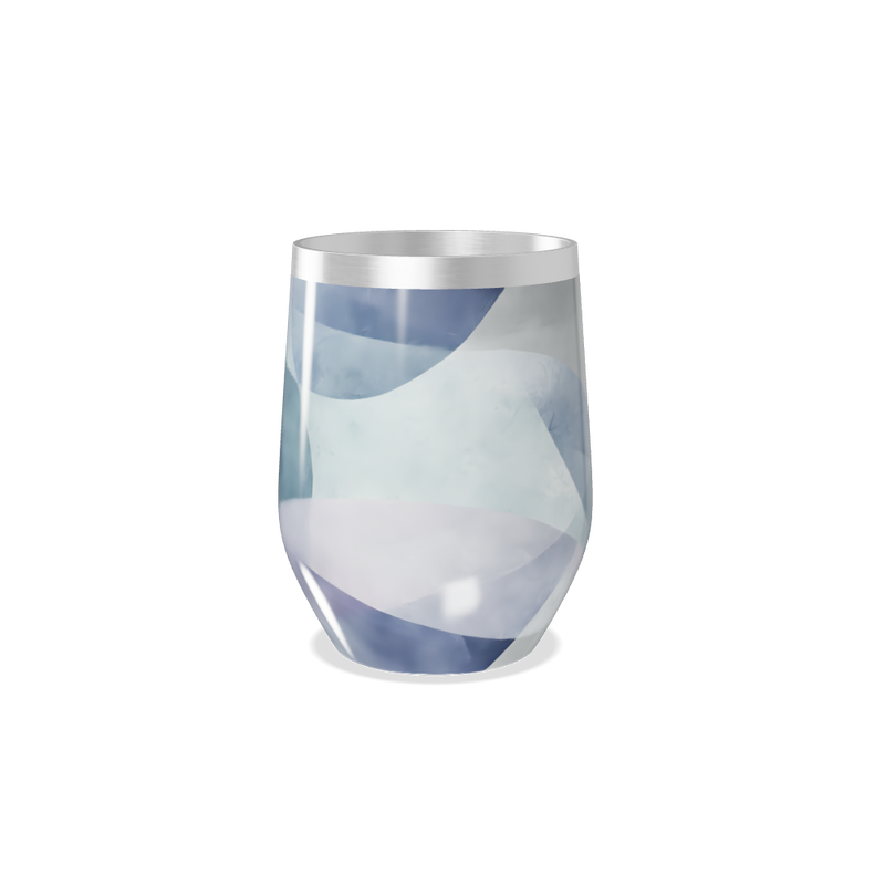 Copo Térmico Slim - Azul Marmorizado Inox