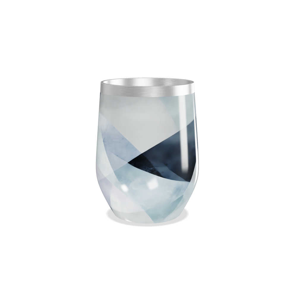 Copo Térmico Slim - Azul Marmorizado Inox