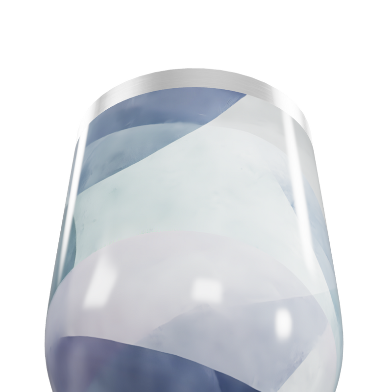 Copo Térmico Slim - Azul Marmorizado Inox