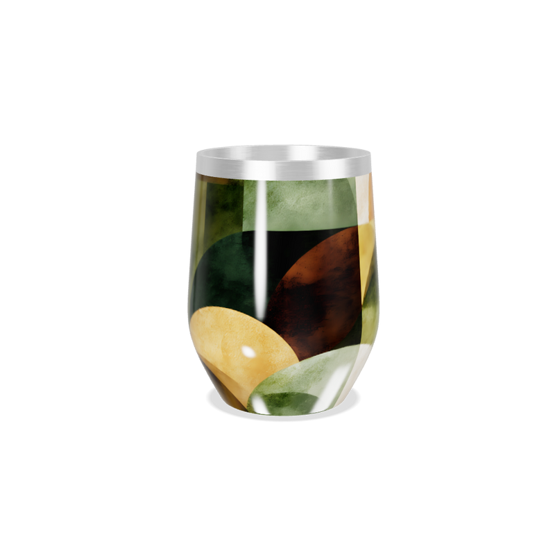 Copo Térmico Slim - Geométrico Colorido Inox