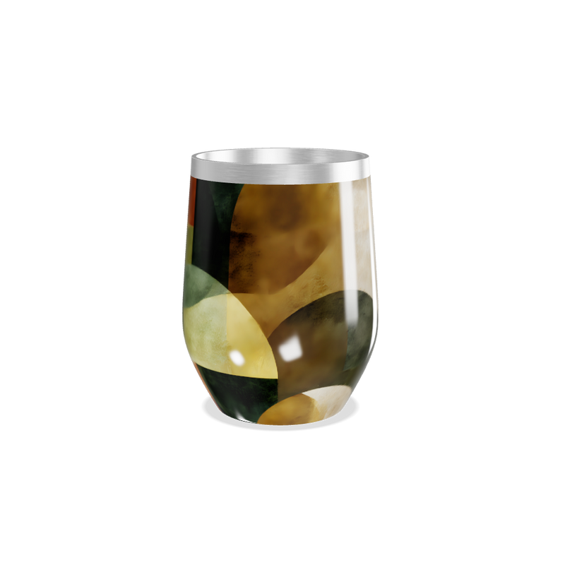 Copo Térmico Slim - Geométrico Colorido Inox