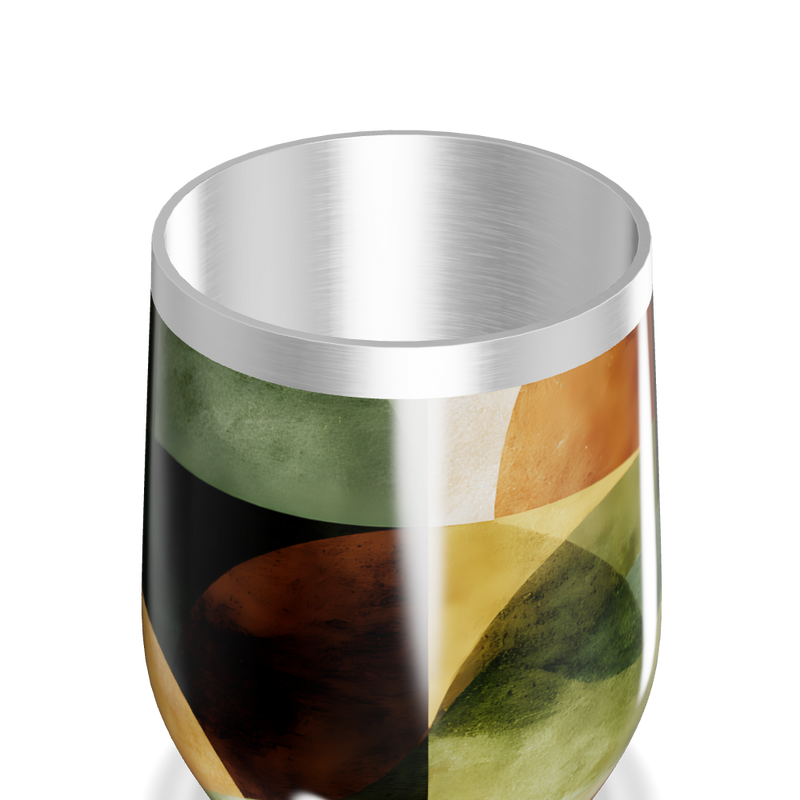 Copo Térmico Slim - Geométrico Colorido Inox