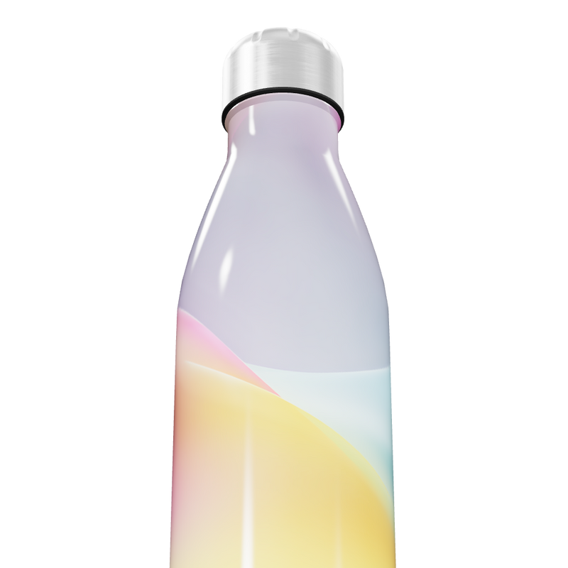 Garrafa Inox - Gradiente Multicolorida