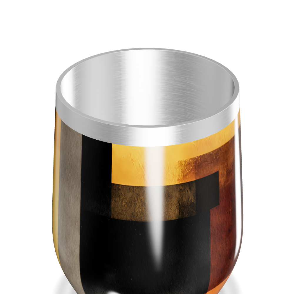 Copo Térmico Slim - Design Abstrato Colorido