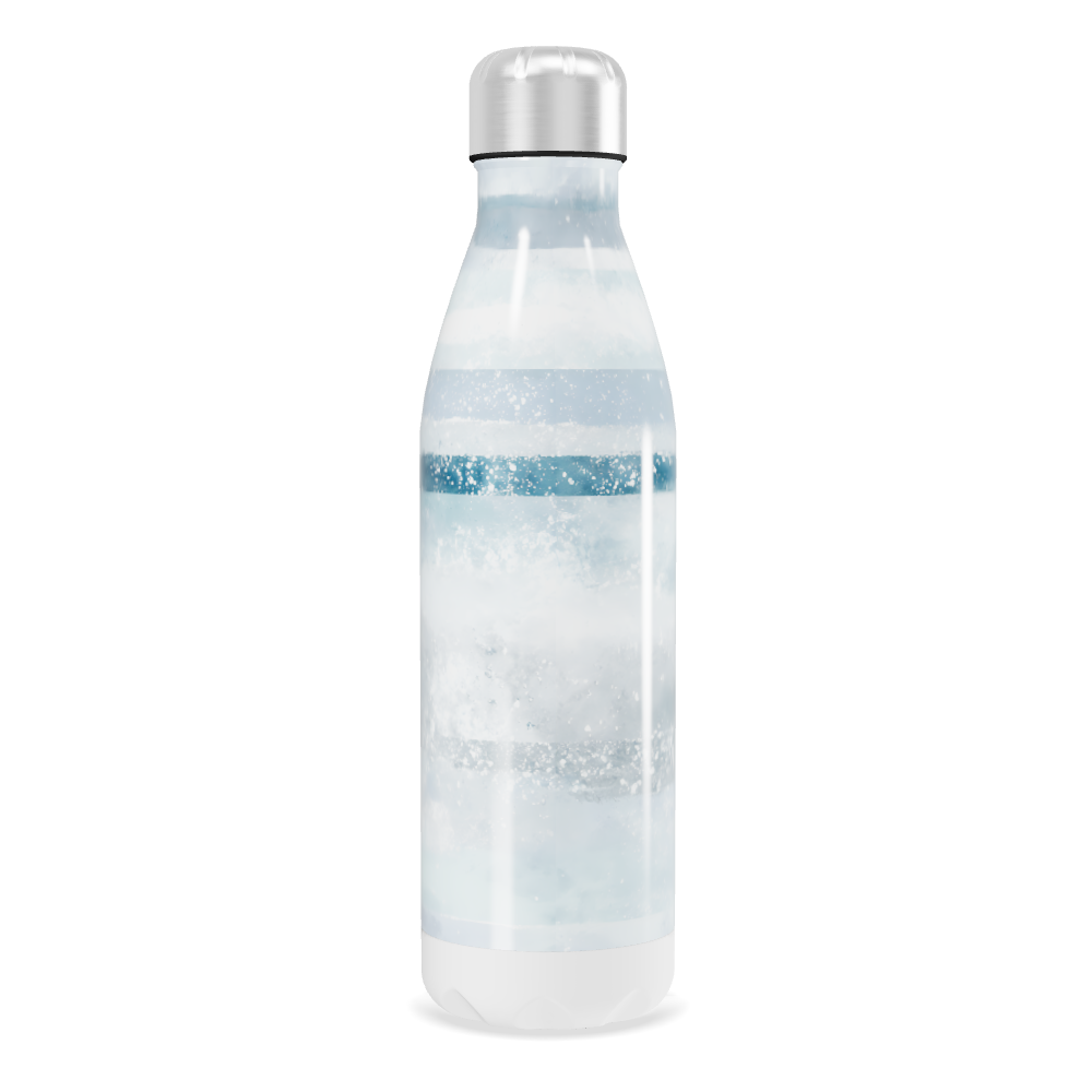 Garrafa Inox - Azul com efeito gelado