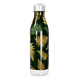 Garrafa Inox Folhas Verdes e Douradas