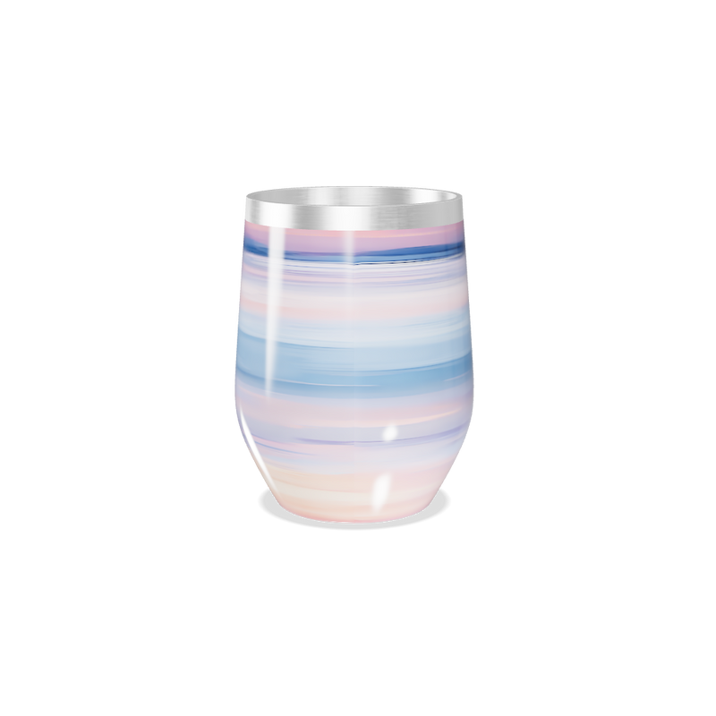 Copo Térmico Slim - Azul Listrado Aço