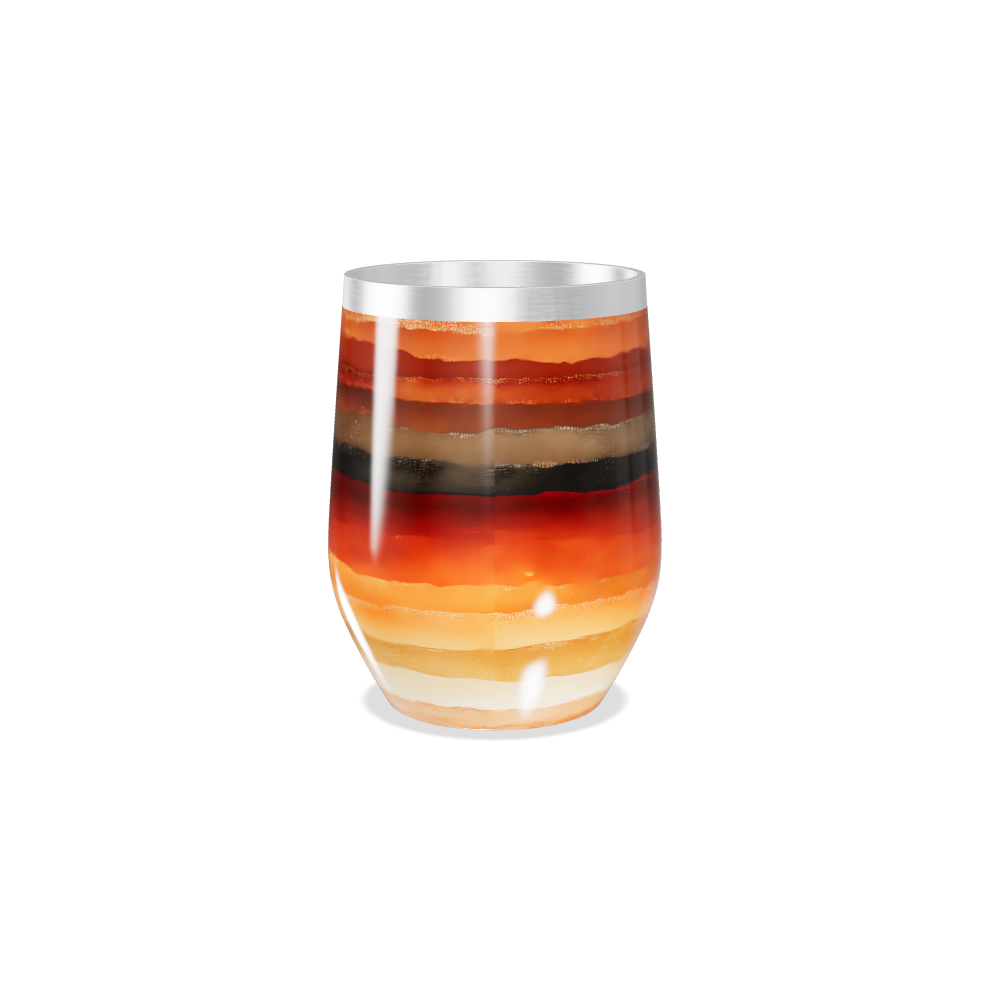 Copo Térmico Slim - Colorido Listrado