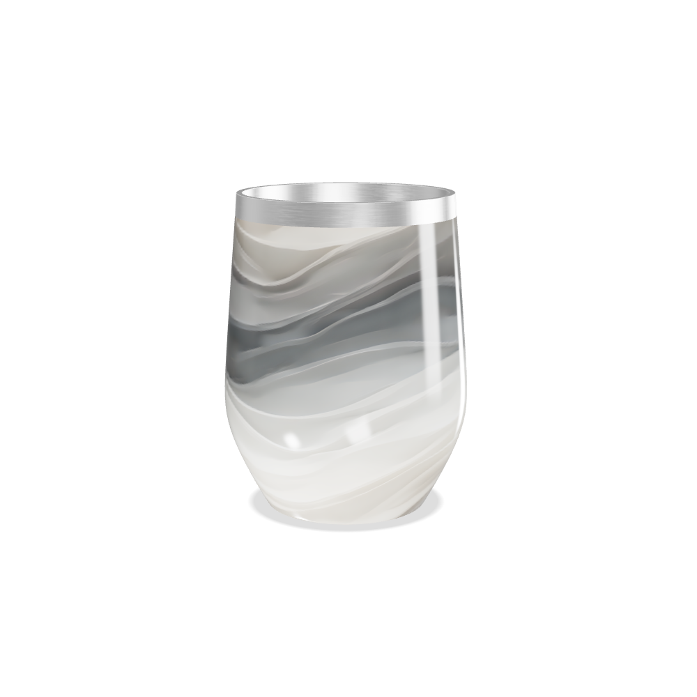 Copo Térmico Slim - Inox com Estampa Ondas