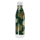 Garrafa Inox Folhas Verde Escuro