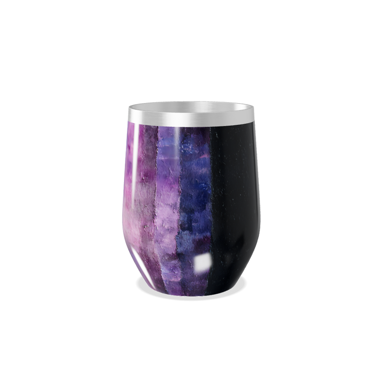 Copo Térmico Slim - Roxo Preto Inox