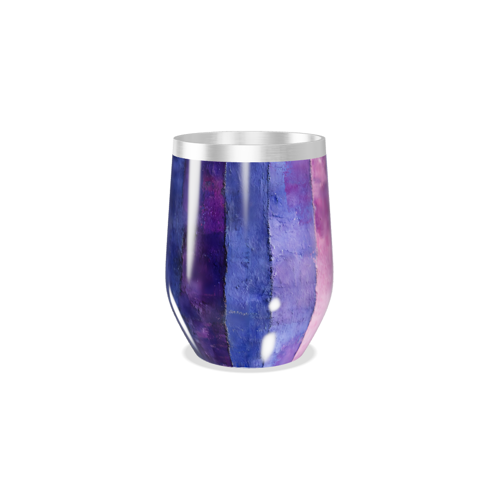 Copo Térmico Slim - Roxo Preto Inox