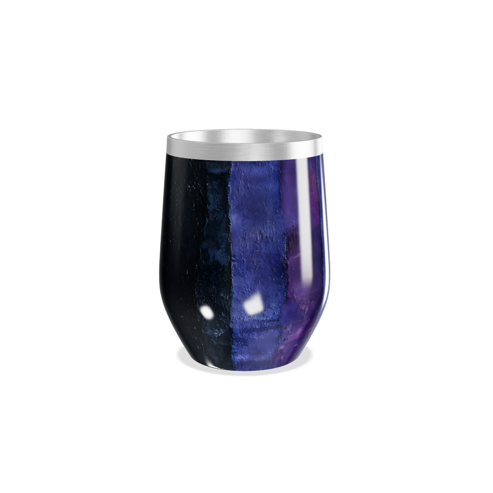 Copo Térmico Slim - Roxo Preto Inox
