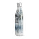 Garrafa Inox - Estampa Mármore Branca