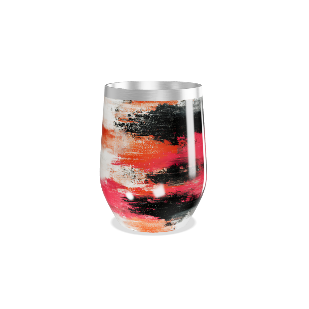 Copo Térmico Slim - Estampa Abstrata Colorida