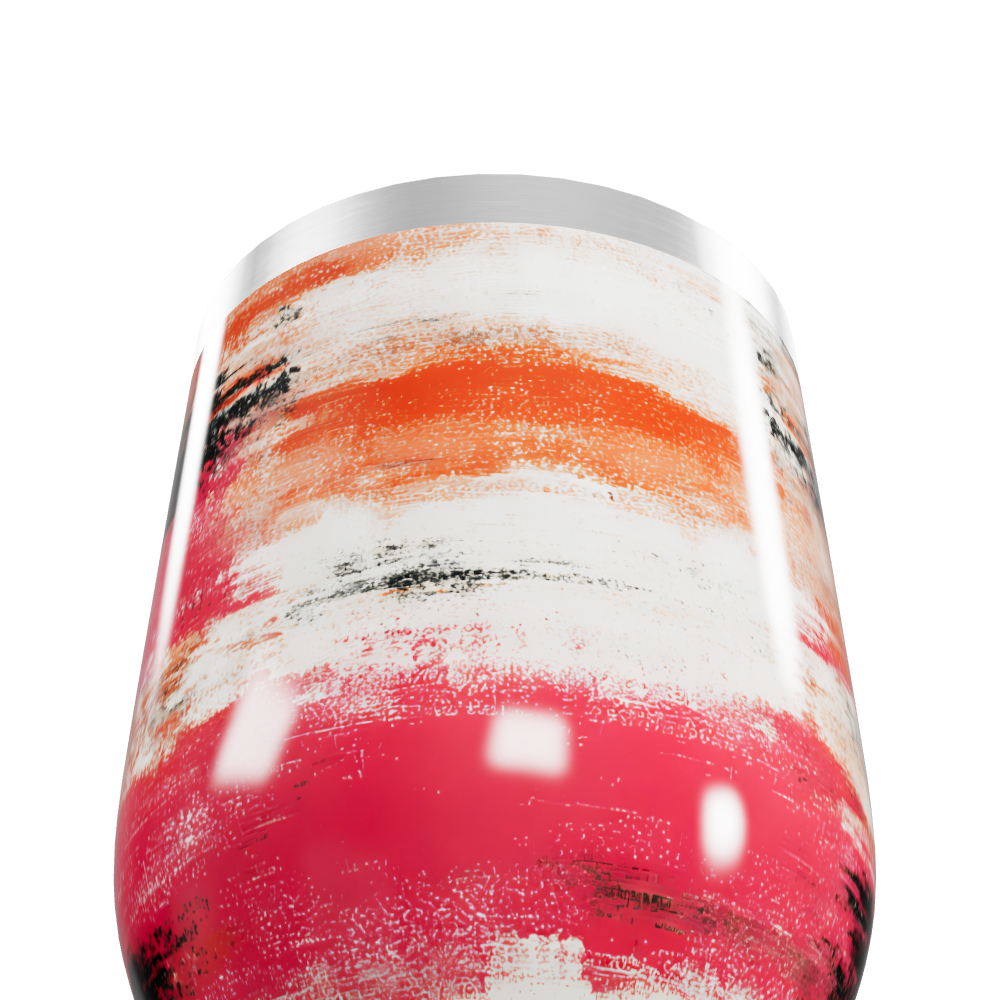 Copo Térmico Slim - Estampa Abstrata Colorida