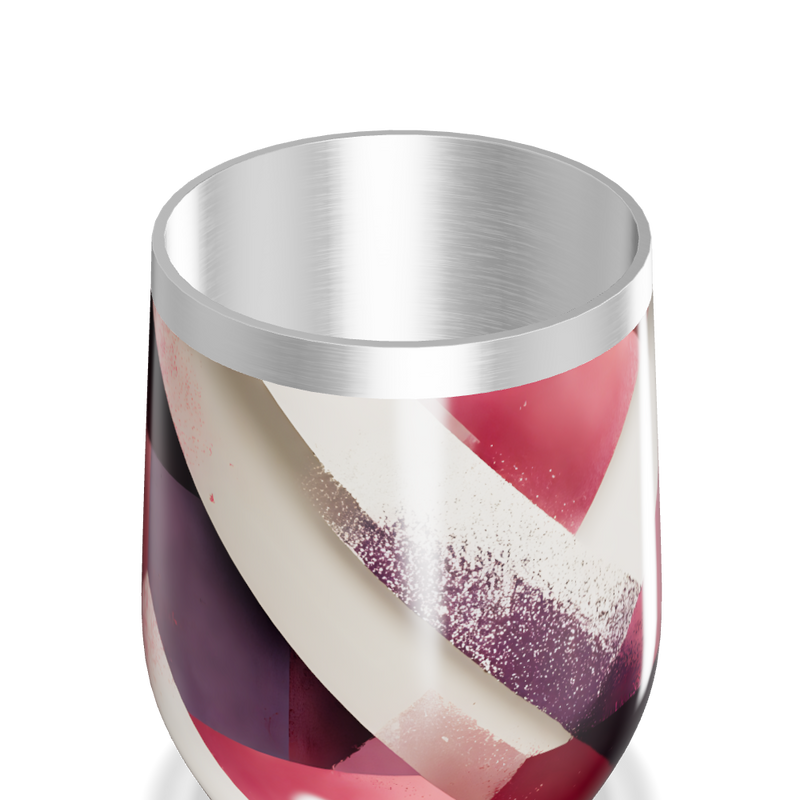 Copo Térmico Slim - Design Abstrato Colorido