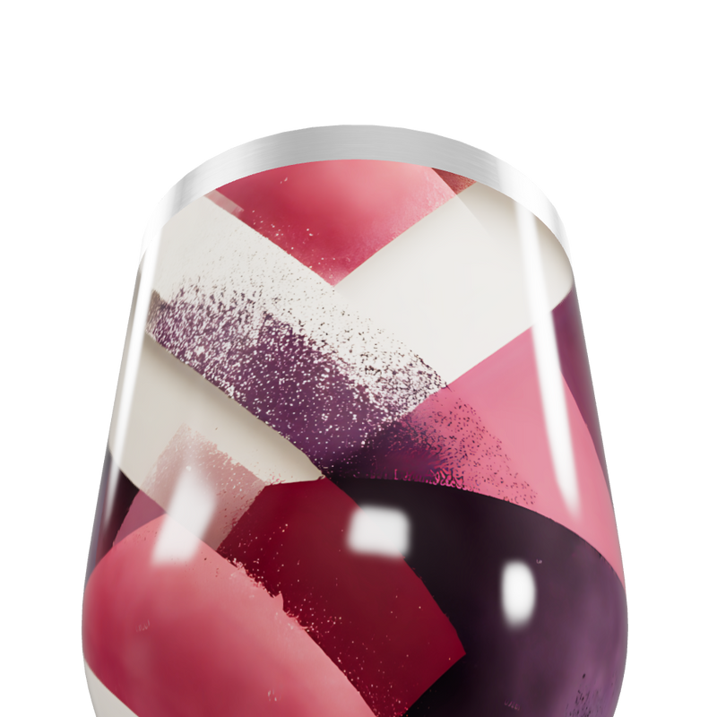 Copo Térmico Slim - Design Abstrato Colorido