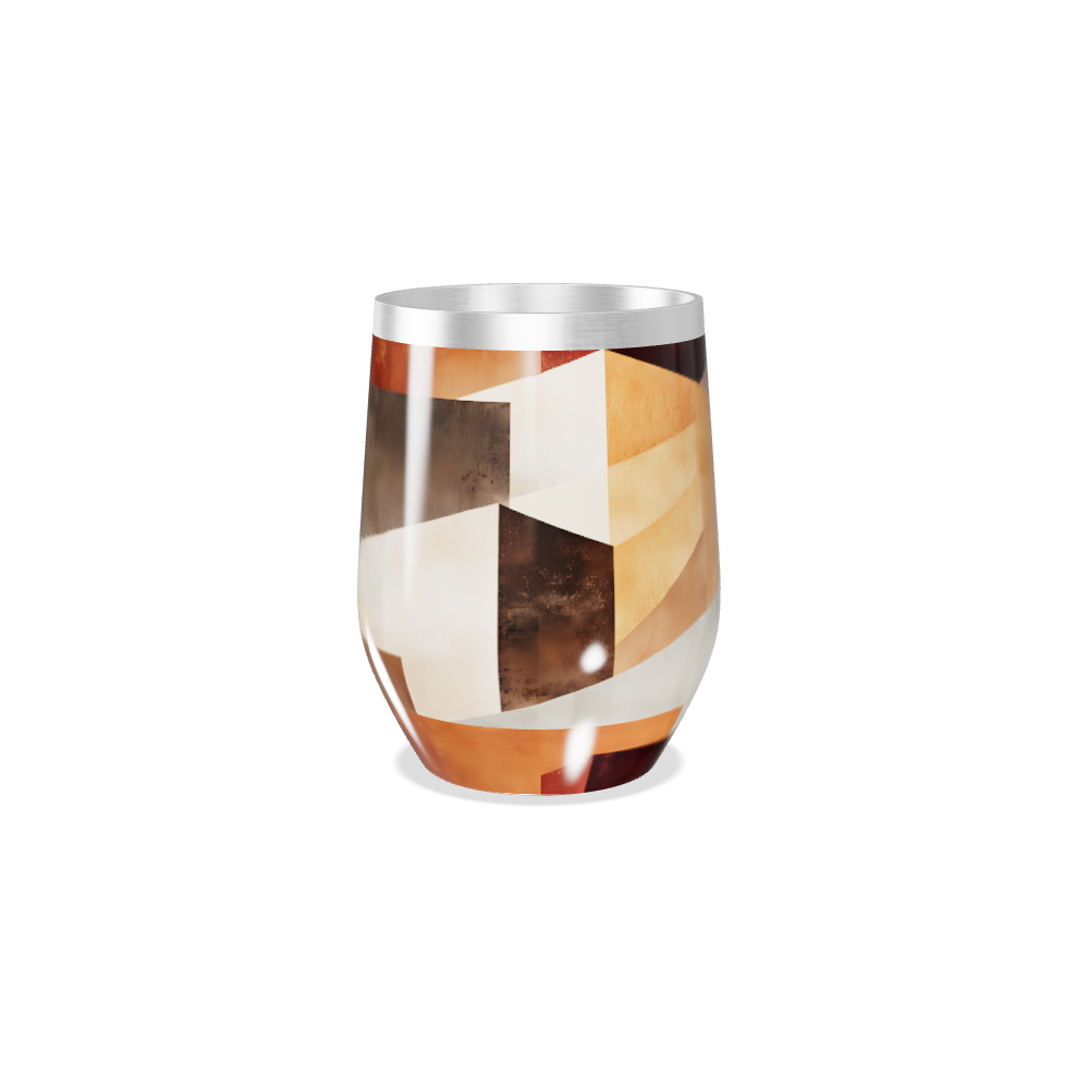 Copo Térmico Slim - Estampado Geométrico Colorido