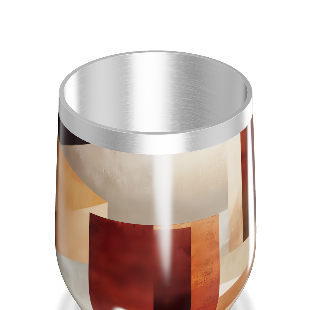 Copo Térmico Slim - Estampado Geométrico Colorido